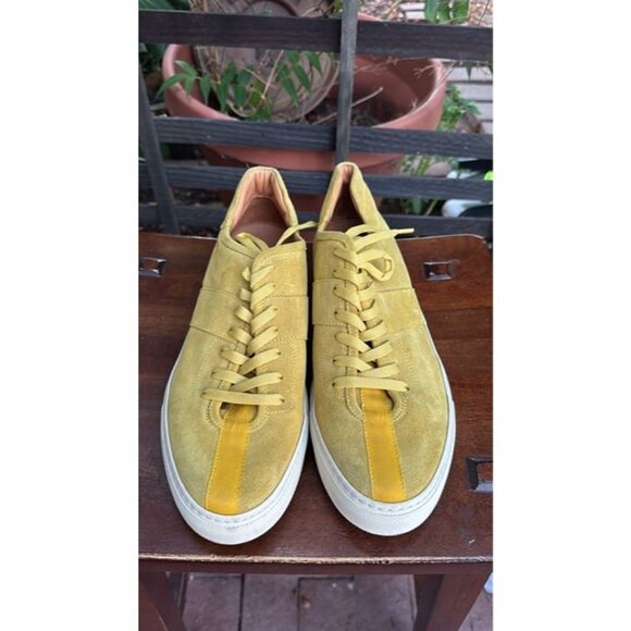 DANIEL PATRICK Size 43 (10) Men's Mustard Low Top Shoes Designer Used